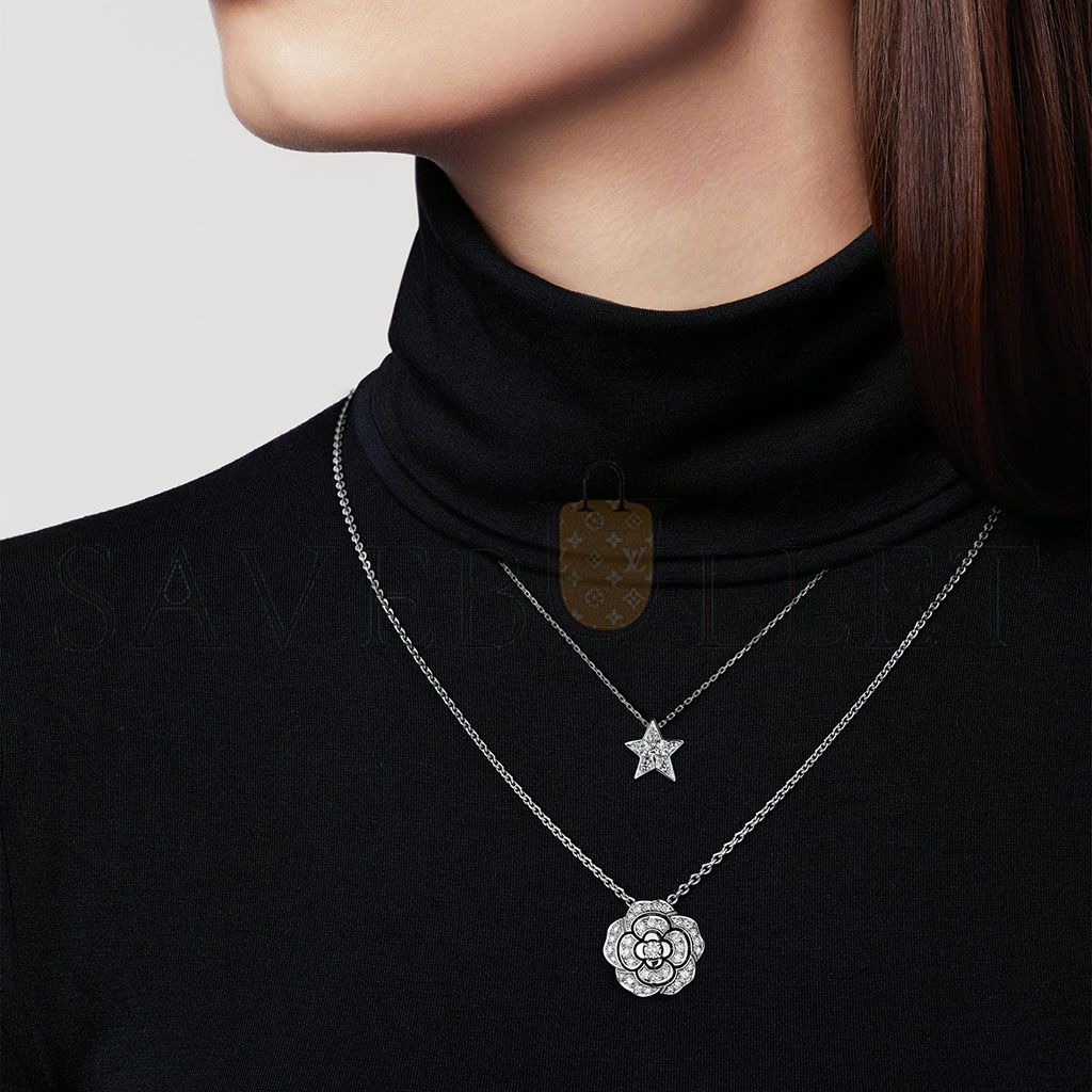 Ch*el bouton de camÉlia necklace j12071